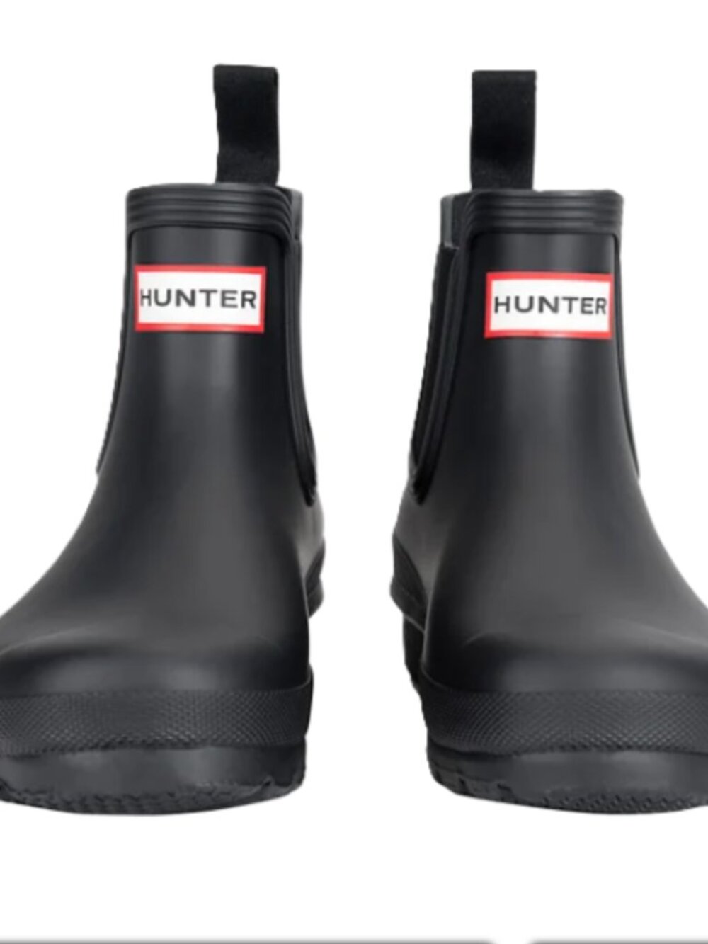 Hunter Original Waterproof Chelsea Rain Boot for Women Size US 9 - Black